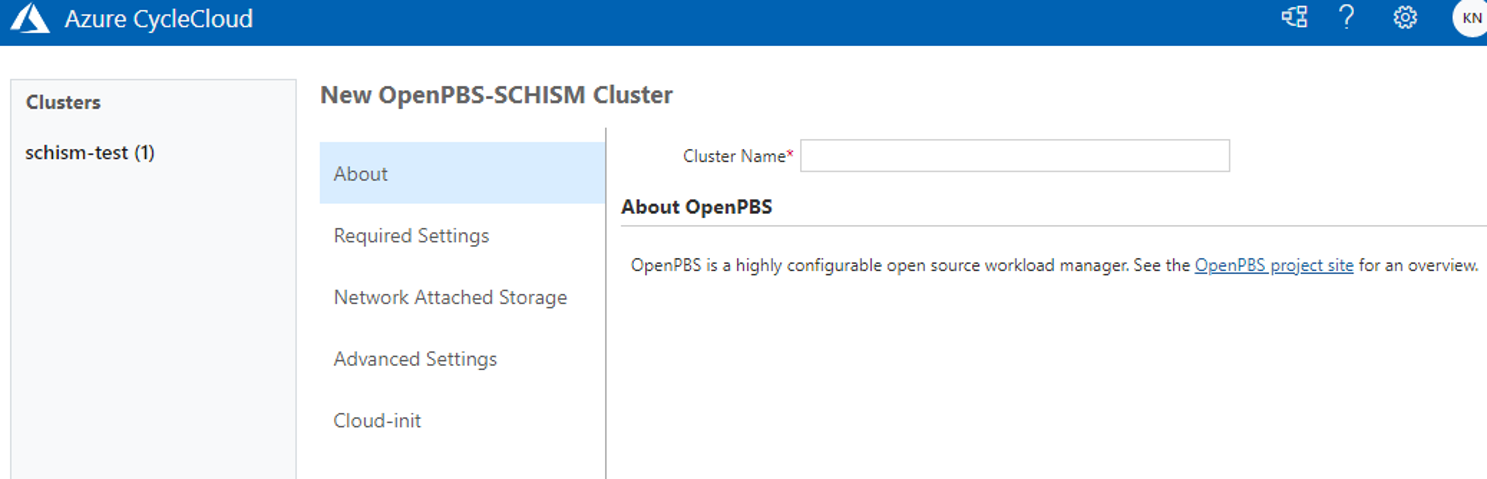 About the cluster