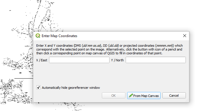 Enter Coordinates