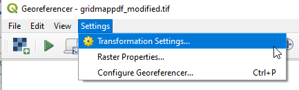 Transformation Settings